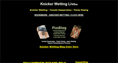 Desktop Screenshot of knicker-wetting.net