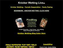 Tablet Screenshot of knicker-wetting.net